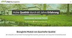 Desktop Screenshot of e-rent-raumsysteme.de
