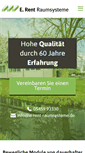 Mobile Screenshot of e-rent-raumsysteme.de